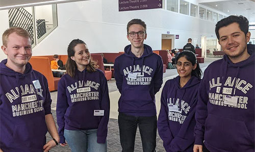 Student ambassadors at Alliance Manchester Business School