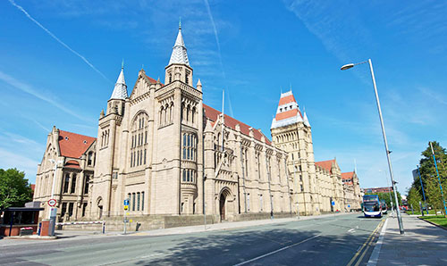 The arch tower at University of Manchester