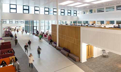 The Hive study space at Alliance Manchester Business School